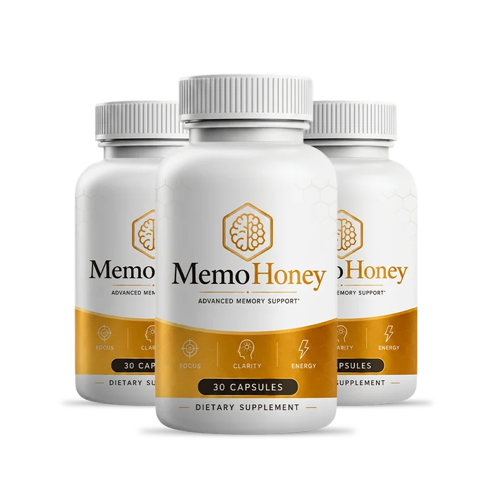 MemoHoney 3 Bottles package