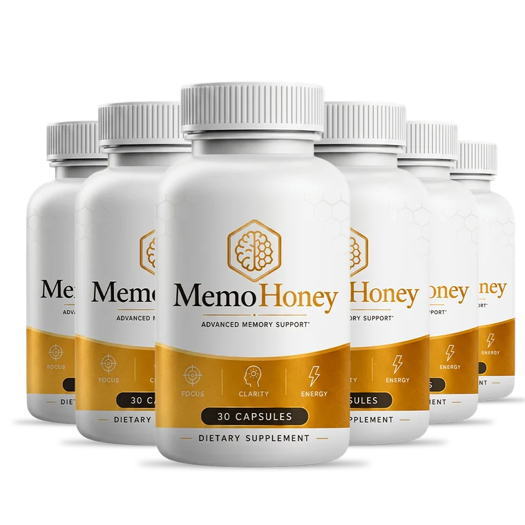 MemoHoney 6 Bottles package